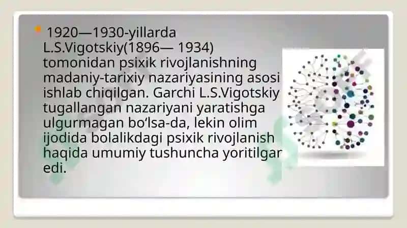 Vigotskiyning faoliyat nazariyasi tahlili 2