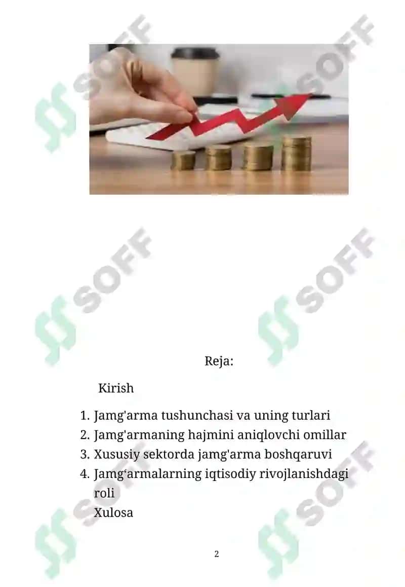 Jamg'arma va uning hajmiga tasir etuvchi omillar 2