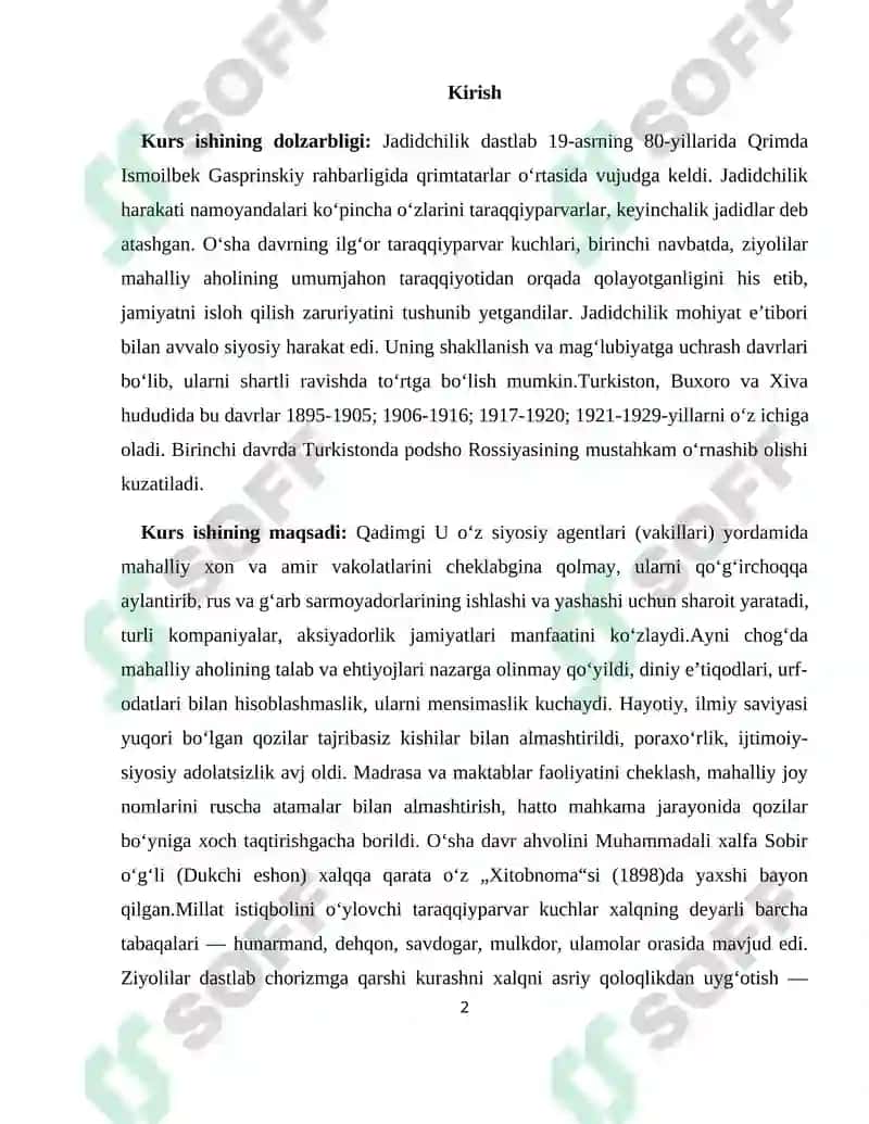 Uchinchi Rennesans yaratishda jadid mutafakkirlarini o‘rni 2