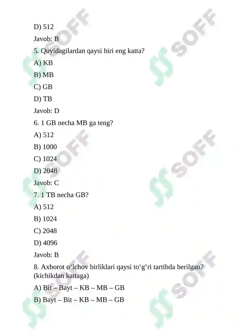 informatika test 2
