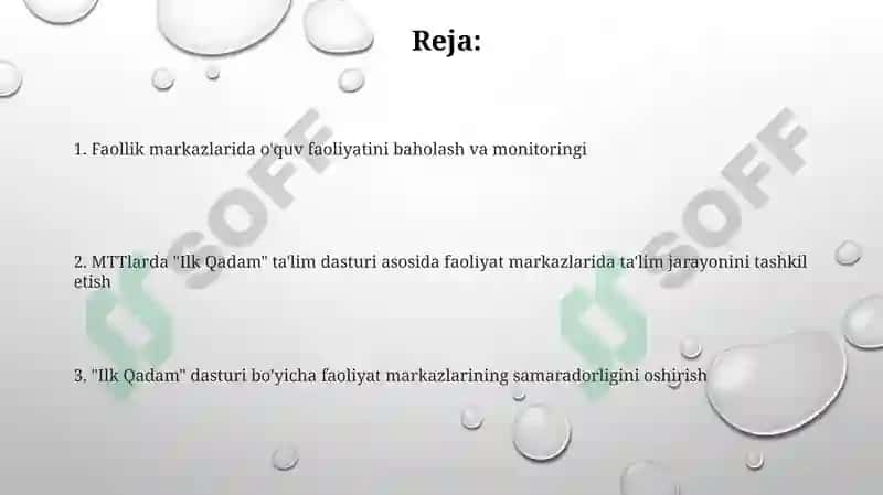 Ilk Qadam o'quv dasturi 2