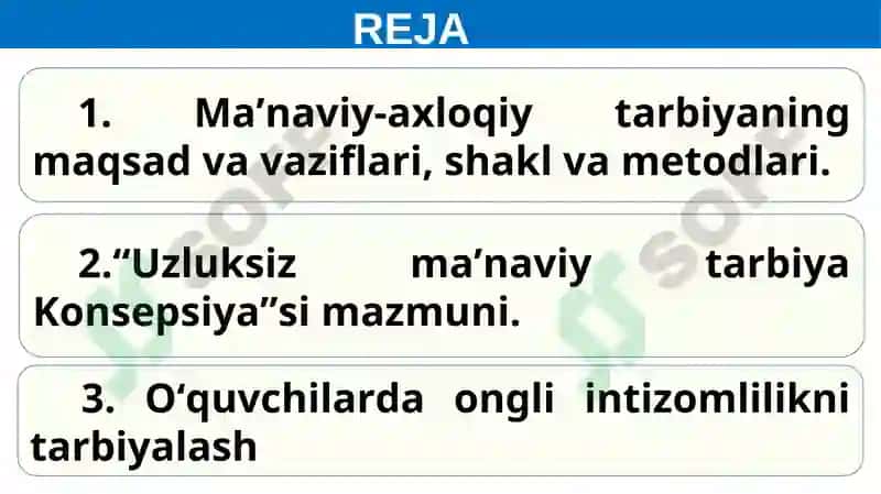 MA’NAVIY -AXLOQIY TARBIYA 2