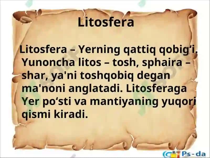 Litosfera 2