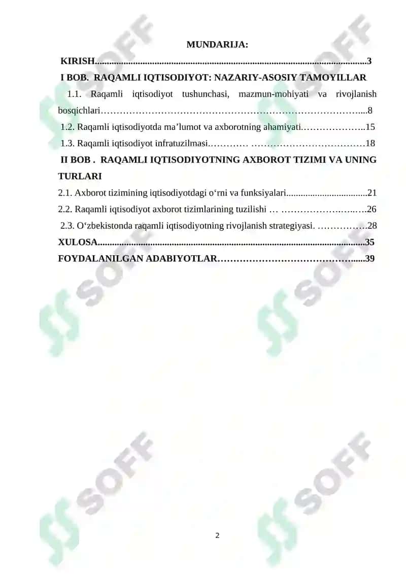 RAQAMLI IQTISODIYOTNI AXBOROT TIZIMI 2