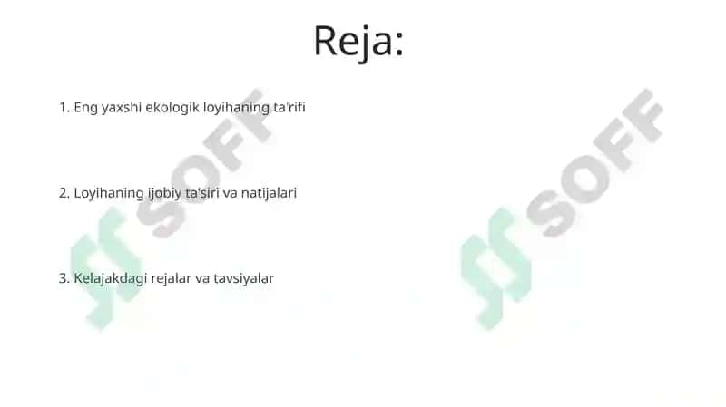 Eng yaxshi ekalogik loyiha 2