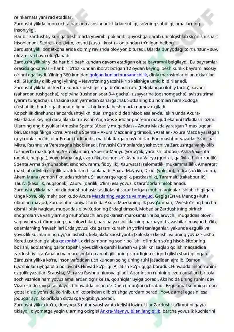 Zardushtiylikning vujudga kelishi 2