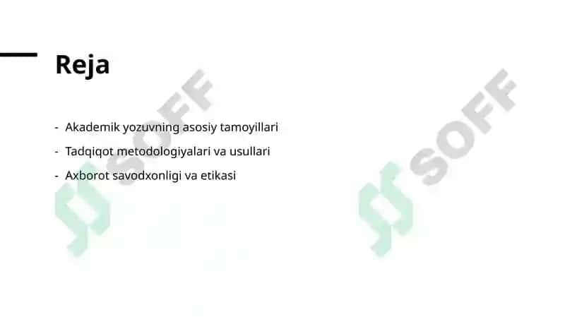 Akademik yozuv va axborot 2
