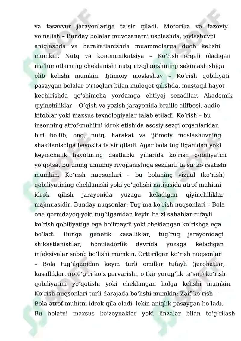 Ko‘rishda nuhsonlari bo‘lgan bolalar 2