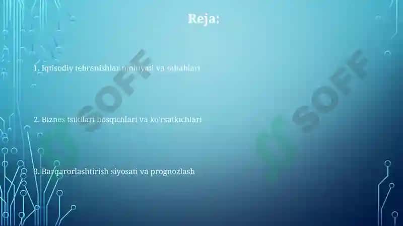 Qisqa muddatli iqtisodiy tebranishlar 2