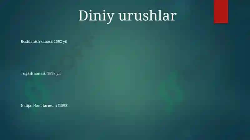 Diniy urushlar 2