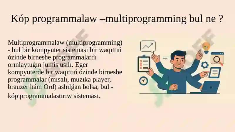 multiprogramming and multiprocesing 2