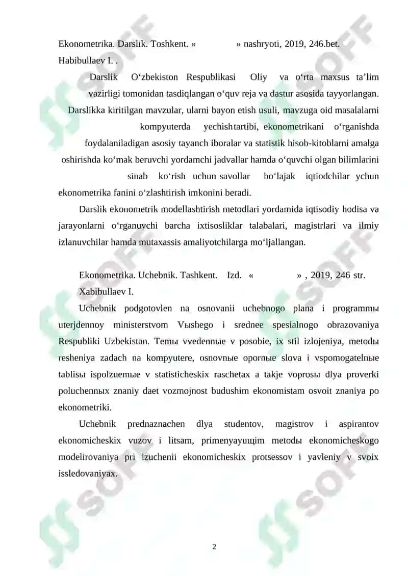 EKONOMETRIKA 2