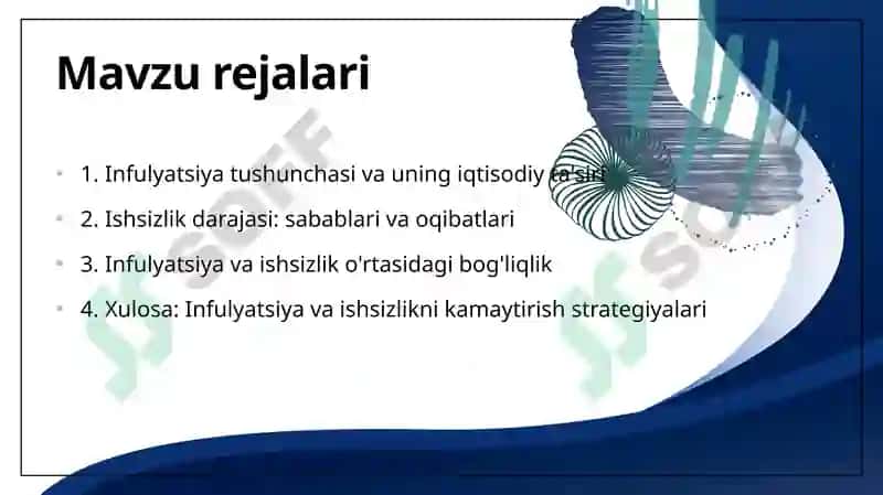 Infulyatsiya va ishsizlik òrtasidagi bogliqlikni tahlil qilish 2