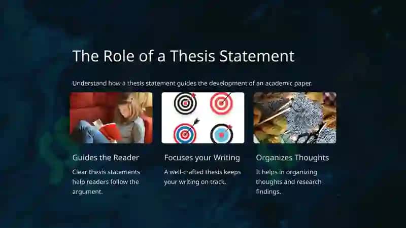 Components of a Strong Thesis 2