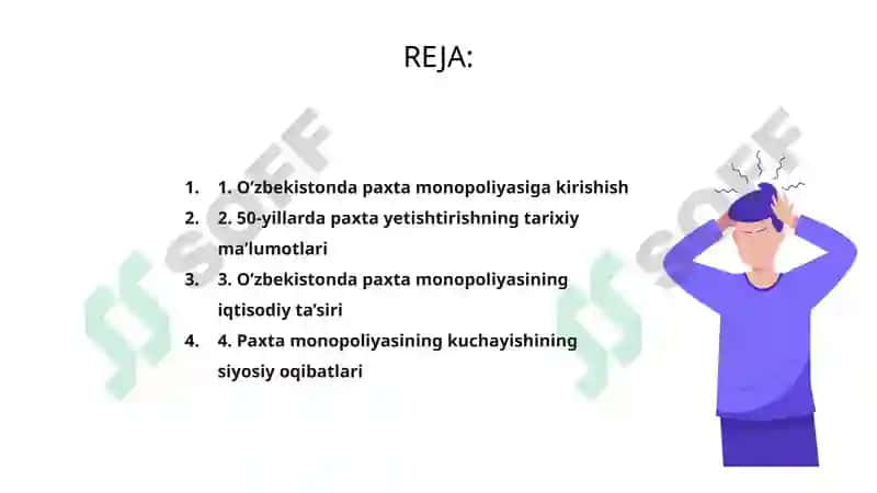Paxta yakkahokimligining kuchayishi va ekologik muammolarning kelib chiqishi 2