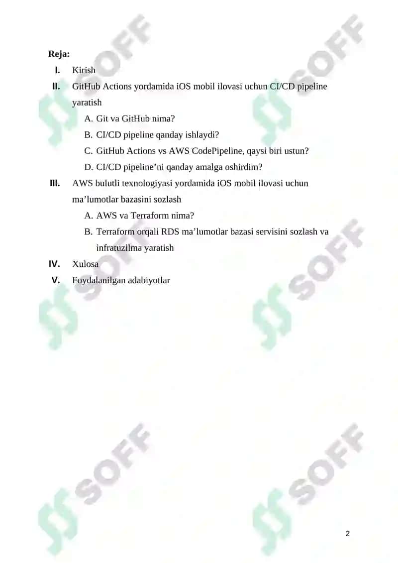 "Axborot xavfsizligi (sohalar bo’yicha)" 2