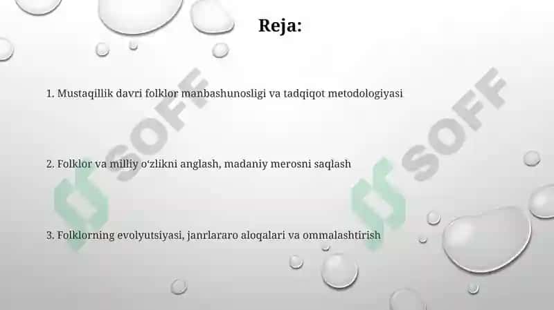 Mustaqillik davri folklor manbashunosligi 2