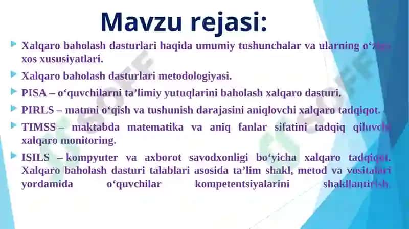 Xalqaro Baholash Dasturi 2