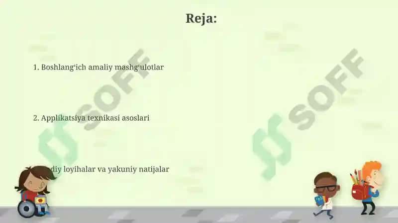 Maktabgacha yoshdagi bolalarni applikatsiya ishlariga o'rgatish 2