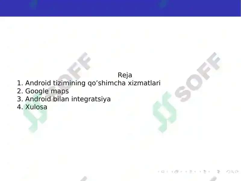 Android Tizimining Qo‘shimcha Xizmatlari 2
