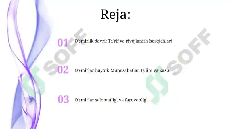 O'smirlikvaO'sprinlik 2