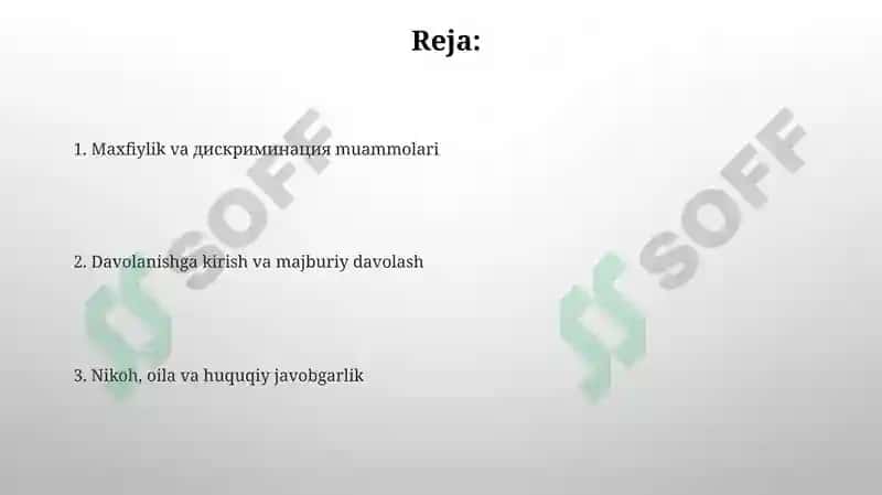 OIV statusi maxfiyligi 2