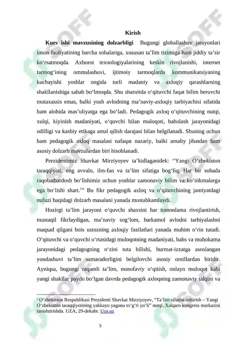 Mavzu: “Pedagogik axloqning tarixiy ildizlari va ularning zamonaviy 2