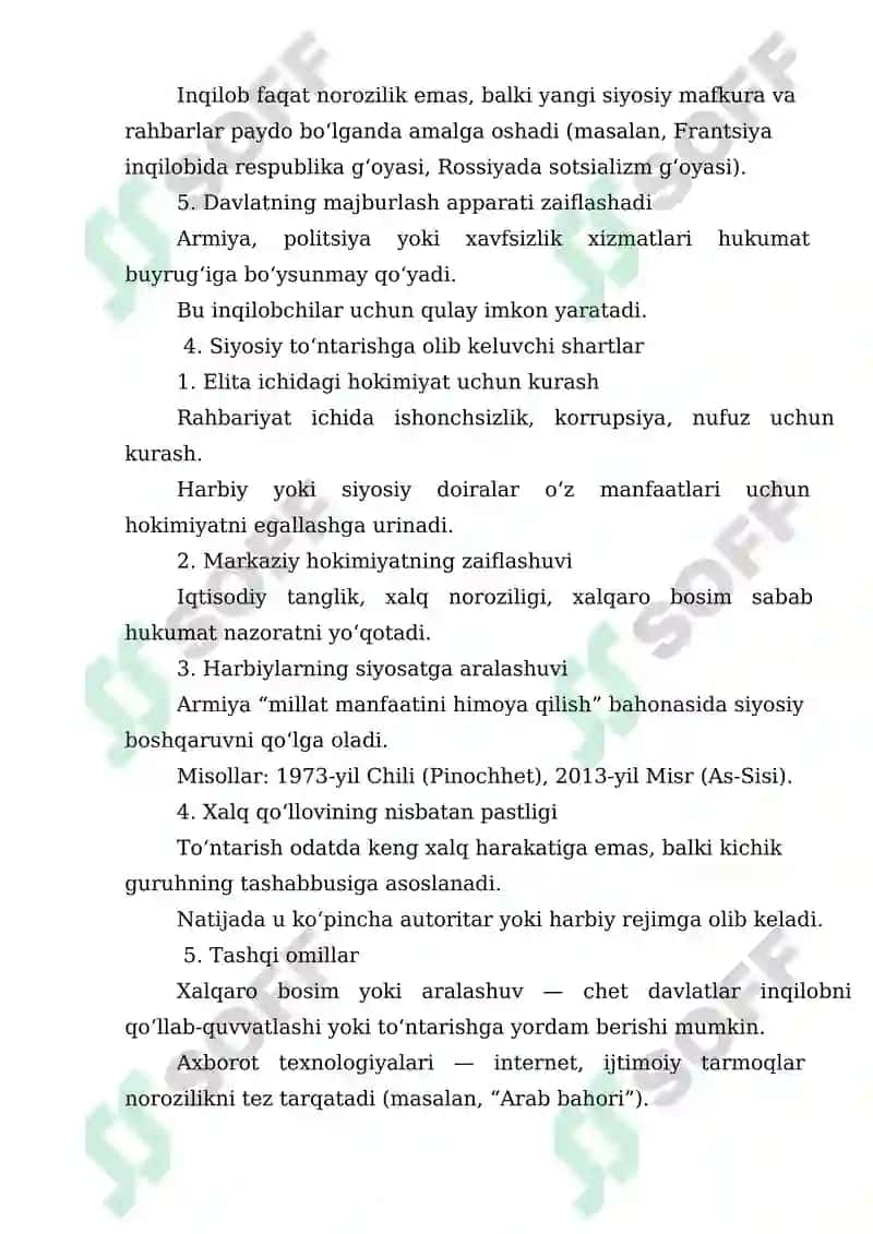 Siyosiy Inqirozning Inqilobga Rivojlanish Shartlari 2