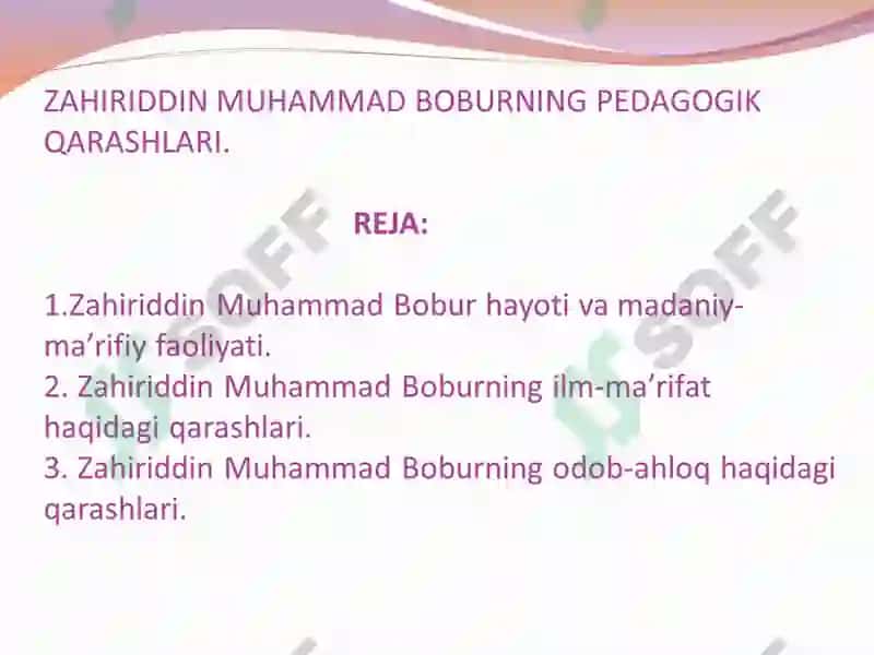 Zahriddin Muhammad Bоbur 2