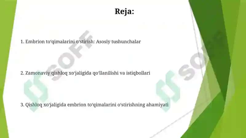 Embrional xosil qiluvchi toqimalar va ularning qishloq xo'jaligidagi axamiyati 2