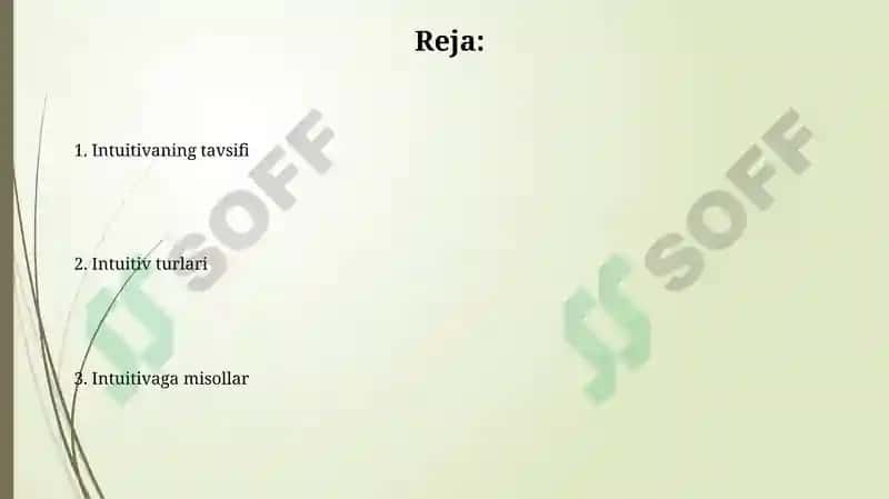 Ko'rish intuitsiyasi 2