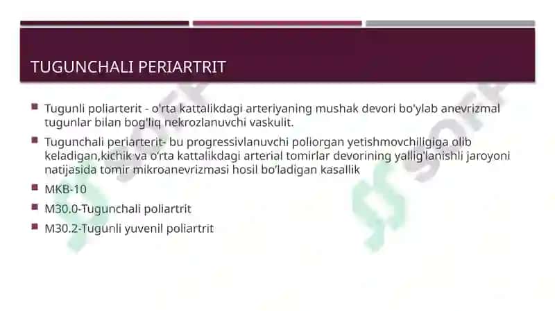 Tugunchali periartrit 2
