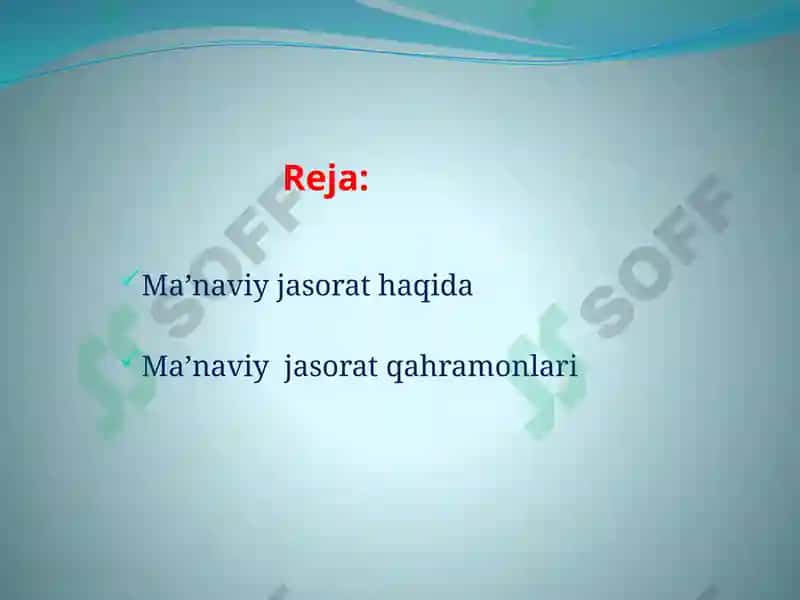 Ma’naviy jasorat 2