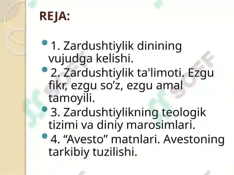 Zardushtiylik Dini 2
