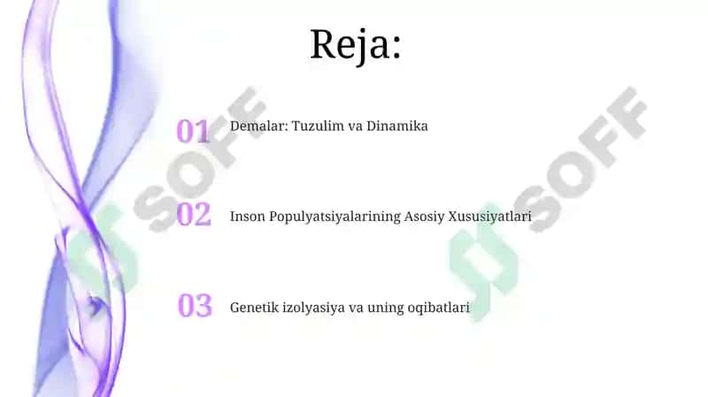 Geografik va Reproduktiv Izolyatsiyalar 2