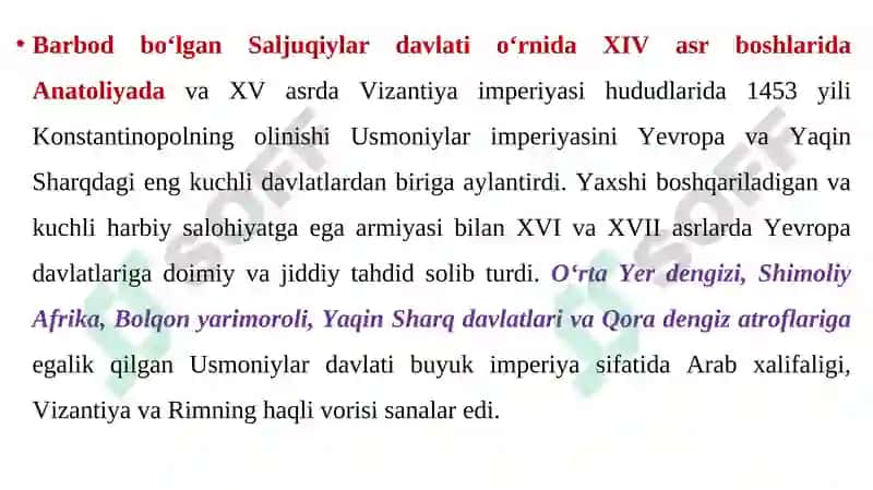Usmoniylar Davlati 2
