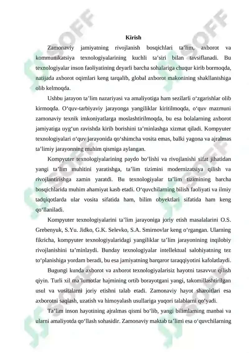 Fizika ta'limida axborot texnologiyalarini joriy qilish 2