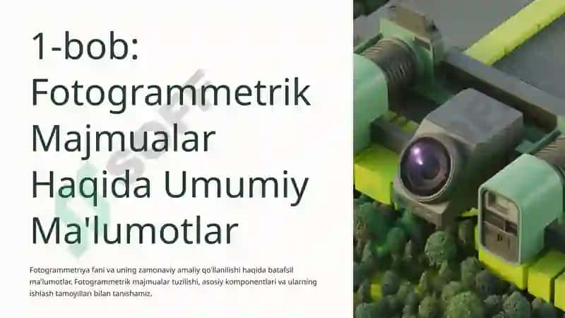 Fotogrammetriya va Raqamli Kartografiya: Zamonaviy Yondashuvlar va FOTOMOD Dasturi 2