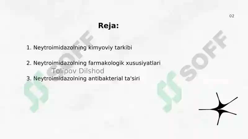 Neytroimidazol xossalari va qoʻllanishi 2