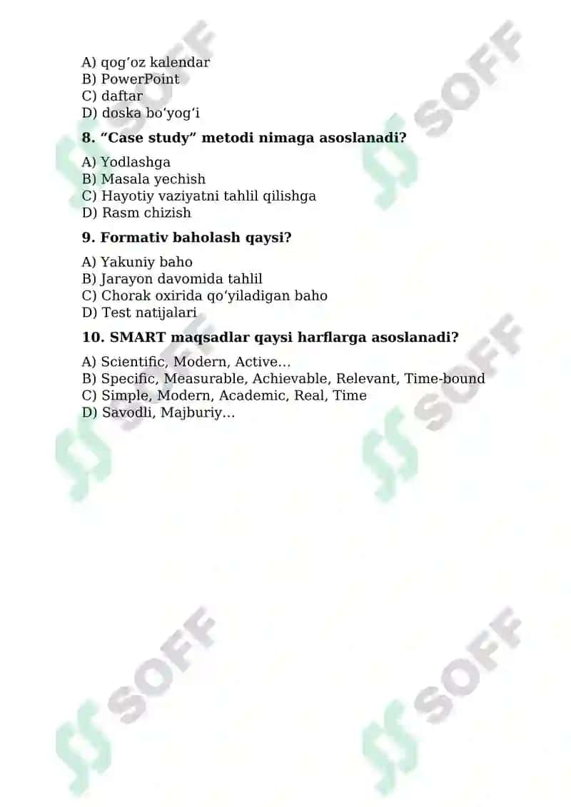 Umumiy o‘rta ta’lim maktablarida o‘qitish jarayonlarini tashkil etishga doir zamonaviy yondashuvlar 2