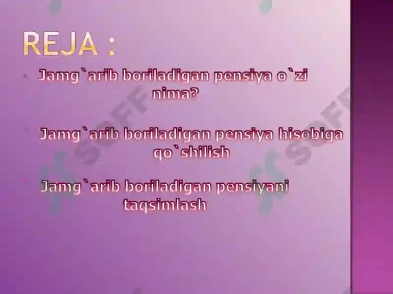 Jamg'arib boriladigan pensiya ta'minotini boshqarish 2