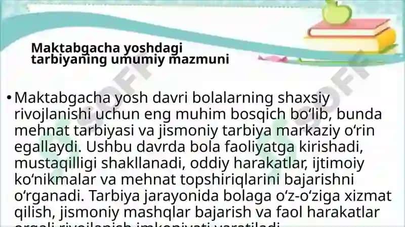 Maktabgacha yoshdagi bolalarning mehnat tarbiyasi va jismoniy tarbiya 2