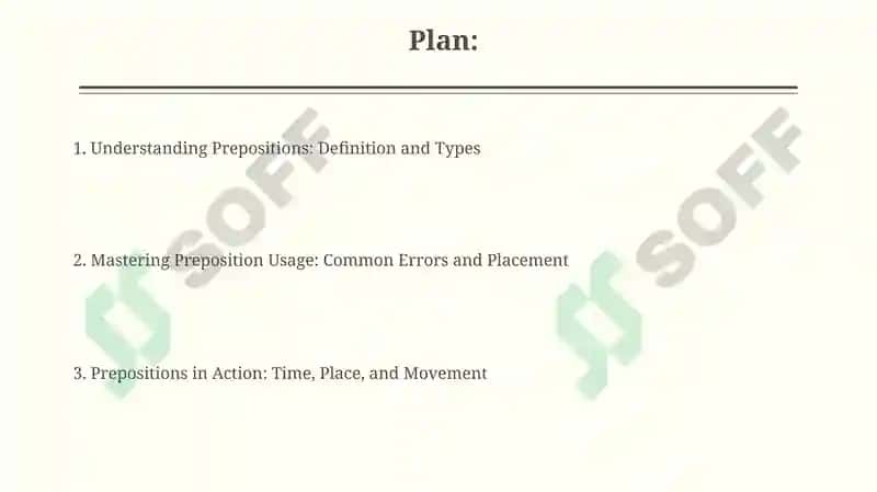 Understanding Prepositions 2