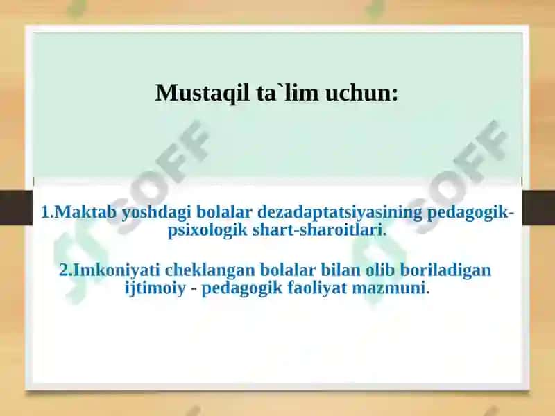 Jinoyatchilik - bolalarda g‘ayriqonuniy hatti-harakatning namoyon bo’lish shakli sifatida 2