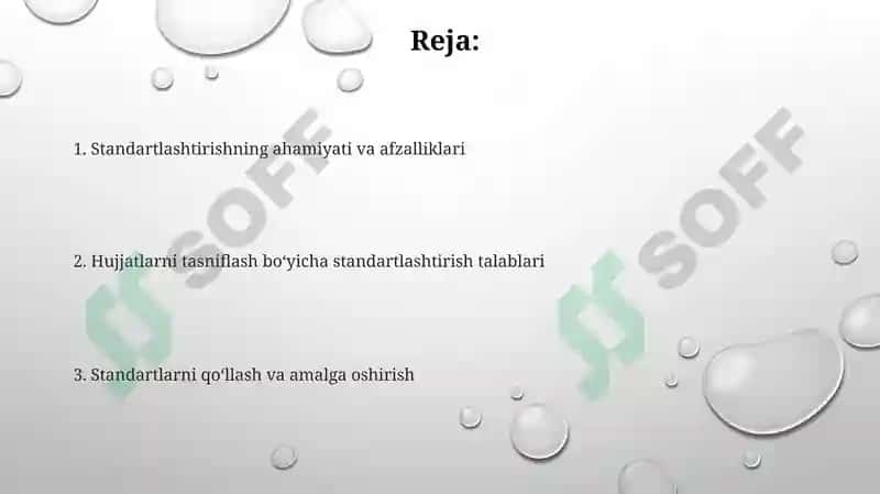 Standartlashtirilgan tasniflash tizimi 2