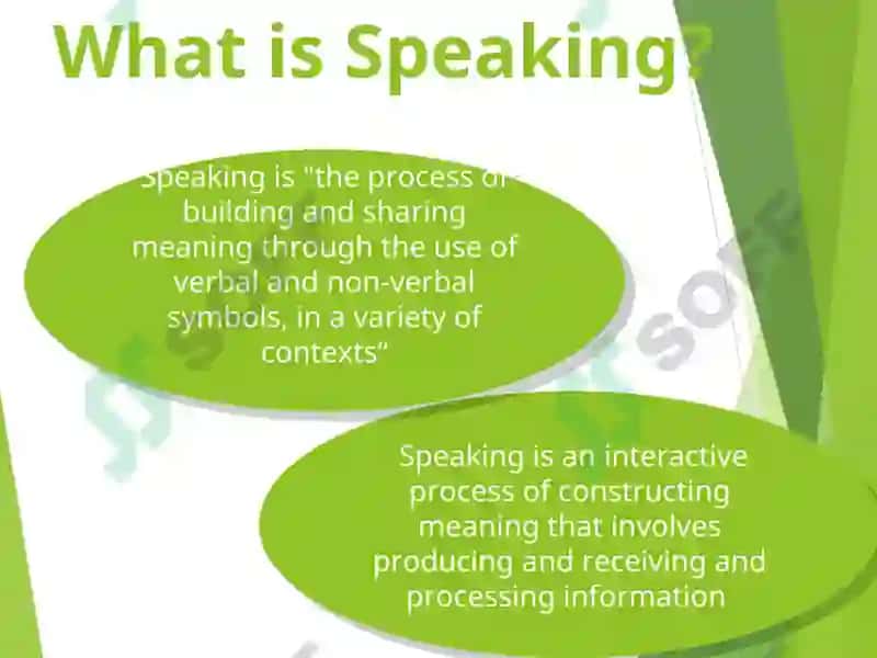 DEVELOPING SPEAKING SKILLS 2