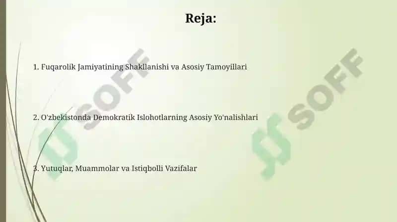 Fuqarolik Jamiyatining Shakllanishi va Asosiy Tamoyillari 2
