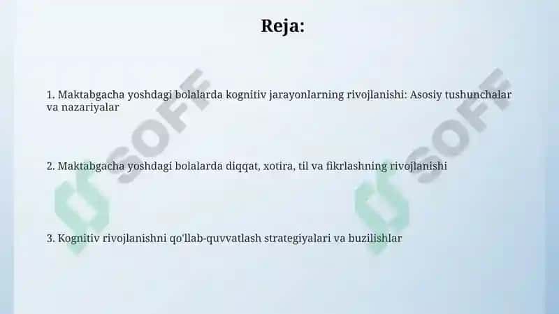 Maktabgacha yoshdagi bolalarda kognitiv jarayonlarning rivojlanishi 2