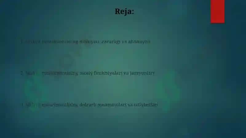 Moliya menejmenti 2