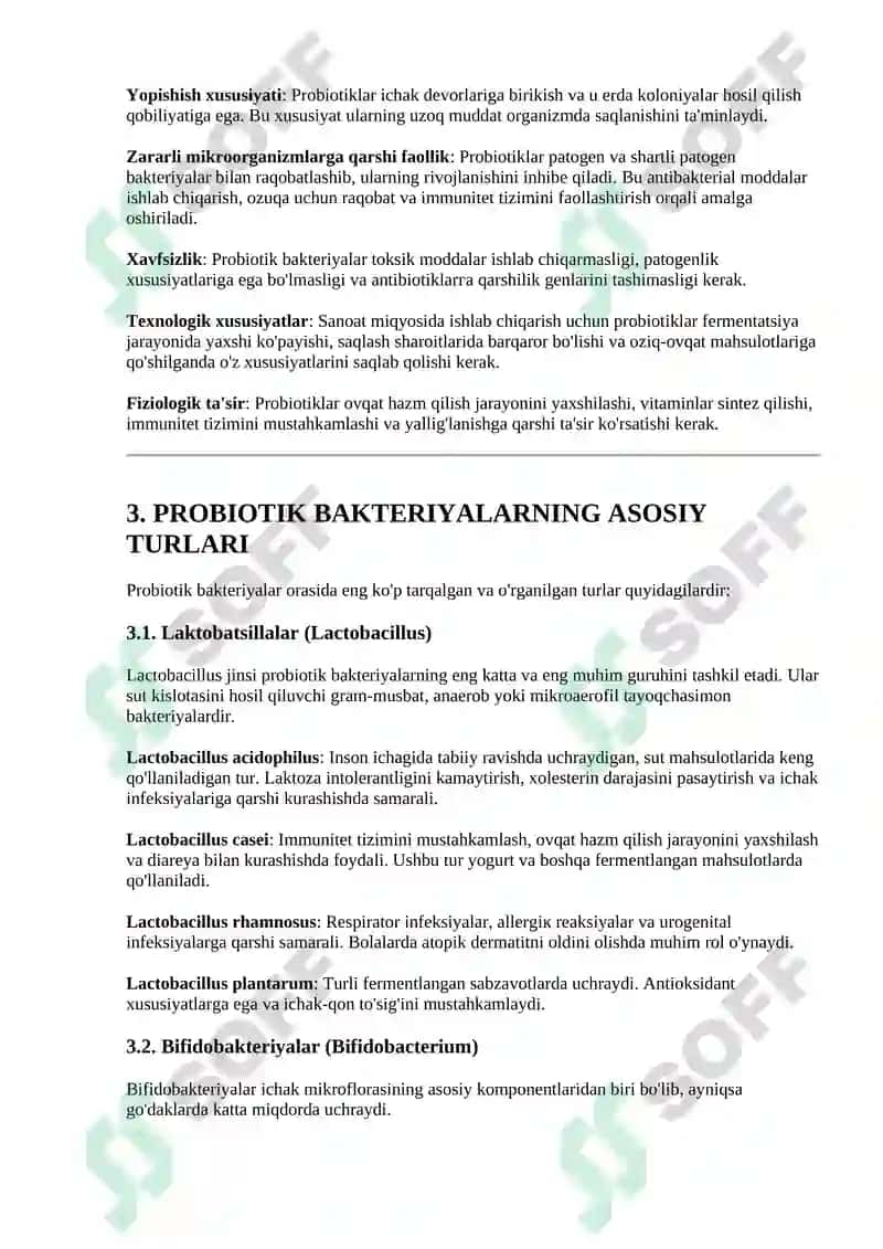 Probiotik Bakteriyalar va Biotehnologiya 2